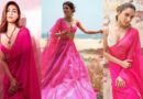 Bollywood Divas in Hot Pink Elegance: A Splash of Glamour and Grace